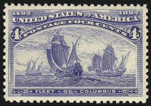 Sale Number 1050, Lot Number 340, 1c-50c 1893 Columbian Issue (Scott 230-240)