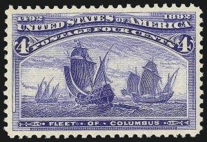 Sale 1050, Lot 341, 1c-50c 1893 Columbian Issue (Scott 230-240)