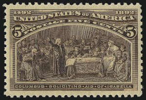 Sale Number 1050, Lot Number 346, 1c-50c 1893 Columbian Issue (Scott 230-240)