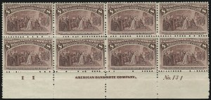 Sale 1050, Lot 353, 1c-50c 1893 Columbian Issue (Scott 230-240)