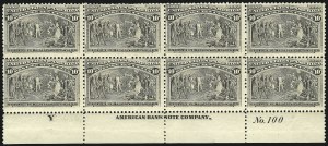 Sale 1050, Lot 354, 1c-50c 1893 Columbian Issue (Scott 230-240)