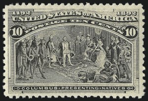 Sale 1050, Lot 355, 1c-50c 1893 Columbian Issue (Scott 230-240)