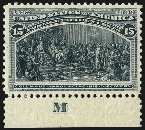 Sale Number 1050, Lot Number 357, 1c-50c 1893 Columbian Issue (Scott 230-240)