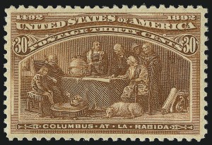 Sale 1050, Lot 359, 1c-50c 1893 Columbian Issue (Scott 230-240)