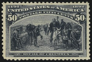 Sale Number 1050, Lot Number 363, 1c-50c 1893 Columbian Issue (Scott 230-240)