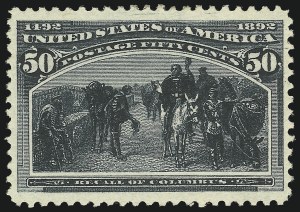 Sale 1050, Lot 364, 1c-50c 1893 Columbian Issue (Scott 230-240)