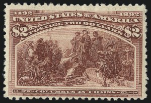 Sale 1050, Lot 377, $1.00-$5.00 1893 Columbian Issue (Scott 241-245)