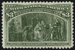 Sale 1050, Lot 381, $1.00-$5.00 1893 Columbian Issue (Scott 241-245)