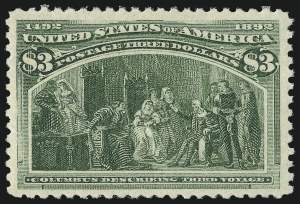 Sale 1050, Lot 383, $1.00-$5.00 1893 Columbian Issue (Scott 241-245)