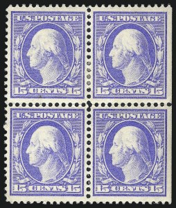 Sale 1050, Lot 511, 1908-12 Issues (Scott 331-395)