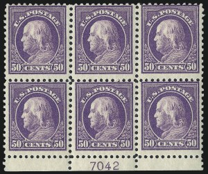 Sale 1050, Lot 622, 1916-22 Issues (Scott 486-547)
