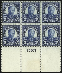 Sale 1050, Lot 640, 1922-26 and Later Issues (Scott 555-1687)