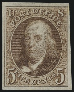 Sale 1050, Lot 67, 5c-10 1847 Issue and 1875 Reproduction of 1847 Issue (Scott 1-4)