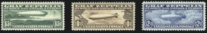 Sale 1050, Lot 703, Air Post, Graf Zeppelin and Later Issues (Scott C13-C31)
