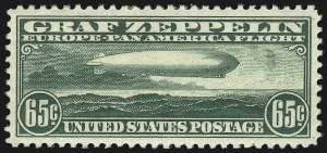 Sale 1050, Lot 721, Air Post, Graf Zeppelin and Later Issues (Scott C13-C31)