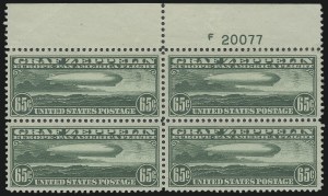 Sale 1050, Lot 722, Air Post, Graf Zeppelin and Later Issues (Scott C13-C31)