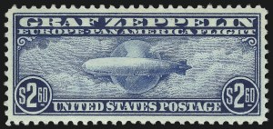 Sale 1050, Lot 726, Air Post, Graf Zeppelin and Later Issues (Scott C13-C31)
