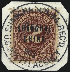 Sale 1050, Lot 749, Special Delivery, Postage Due, Offices in China (Scott E, J, K)