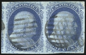 Sale 1050, Lot 77, 1c 1851-56 Issue (Scott 5A-9)