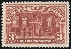Sale 1050, Lot 776, Officials, Newspapers & Periodicals, Parcel Post (Scott O, PR, Q)