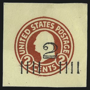 Sale 1050, Lot 802, Postal Stationery (Scott U, UO, UX)