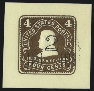 Sale 1050, Lot 804, Postal Stationery (Scott U, UO, UX)