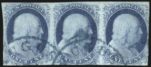 Sale 1050, Lot 81, 1c 1851-56 Issue (Scott 5A-9)