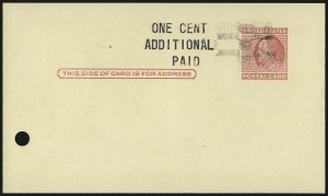 Sale 1050, Lot 819, Postal Stationery (Scott U, UO, UX)
