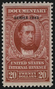 Sale 1050, Lot 825, Revenues, Hunting Permits, Sanitary Fairs, Official Seals