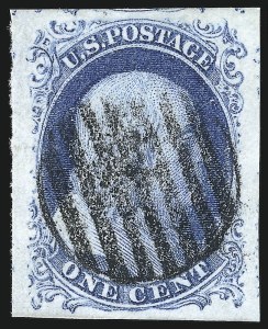 Sale 1050, Lot 88, 1c 1851-56 Issue (Scott 5A-9)
