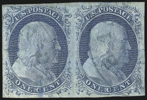 Sale 1050, Lot 96, 1c 1851-56 Issue (Scott 5A-9)