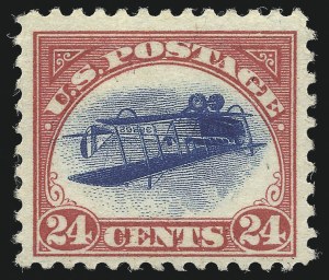 Sale 1052, Lot 6, 1918 Inverted Jenny Invert-Never Hinged
