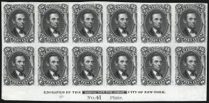 Sale 1057, Lot 509, Essays and Proofs (1847 thru 1869 Pictorials)