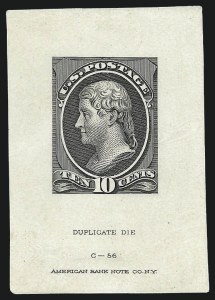 Sale 1057, Lot 529, Essays and Proofs (Bank Notes and Later Issues)