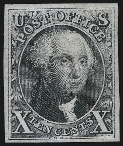 Sale 1057, Lot 553, 1847 Issue and Reproduction (Scott 1-4)