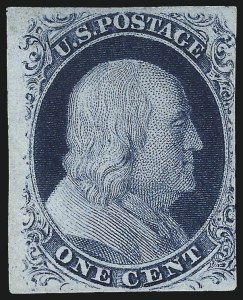 Sale 1057, Lot 557, 1851-56 Issue (Scott 6-17)