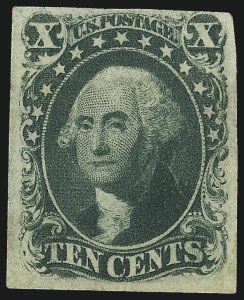Sale 1057, Lot 569, 1851-56 Issue (Scott 6-17)
