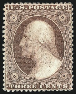 Sale 1057, Lot 577, 1857-60 Issue (Scott 18-39)