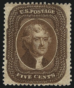 Sale Number 1057, Lot Number 583, 1857-60 Issue (Scott 18-39) Sale Number 1057, Lot Number 583, 1857-60 Issue (Scott 18-39)