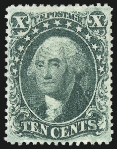 Sale 1057, Lot 588, 1857-60 Issue (Scott 18-39)