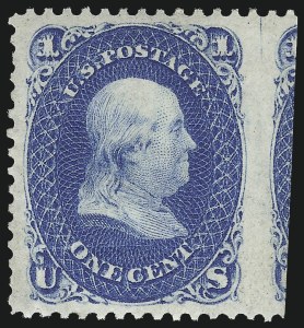 Sale 1057, Lot 617, 1861-66 Issue (Scott 56-78)