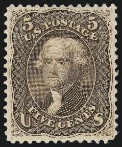 Sale 1057, Lot 634, 1861-66 Issue (Scott 56-78)