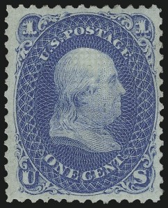Sale 1057, Lot 648, 1867-68 Grilled Issue (Scott 79-101)