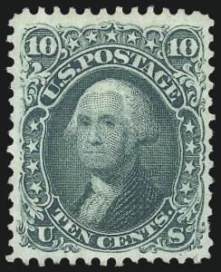 Sale 1057, Lot 652, 1867-68 Grilled Issue (Scott 79-101)