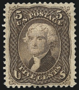 Sale 1057, Lot 658, 1867-68 Grilled Issue (Scott 79-101)