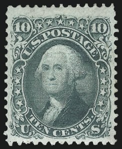 Sale 1057, Lot 659, 1867-68 Grilled Issue (Scott 79-101)