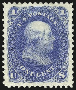 Sale 1057, Lot 666, 1875 Re-Issue of 1861-66 Issue (Scott 102-111)