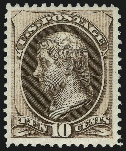 Sale 1057, Lot 742, 1873 Continental Bank Note Co. Issue (Scott 156-166)