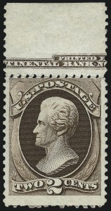 Sale 1057, Lot 751, 1875 Continental Bank Note Co. Hard Paper Special Printing (Scott 167-180)
