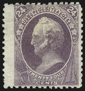 Sale 1057, Lot 759, 1875 Continental Bank Note Co. Hard Paper Special Printing (Scott 167-180)